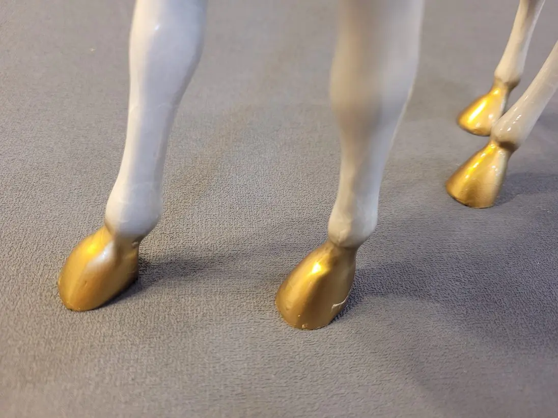 Estátua de cavalo de cobre arte artesanato cavalo branco acessórios para casa ornamentos de presente de negócios