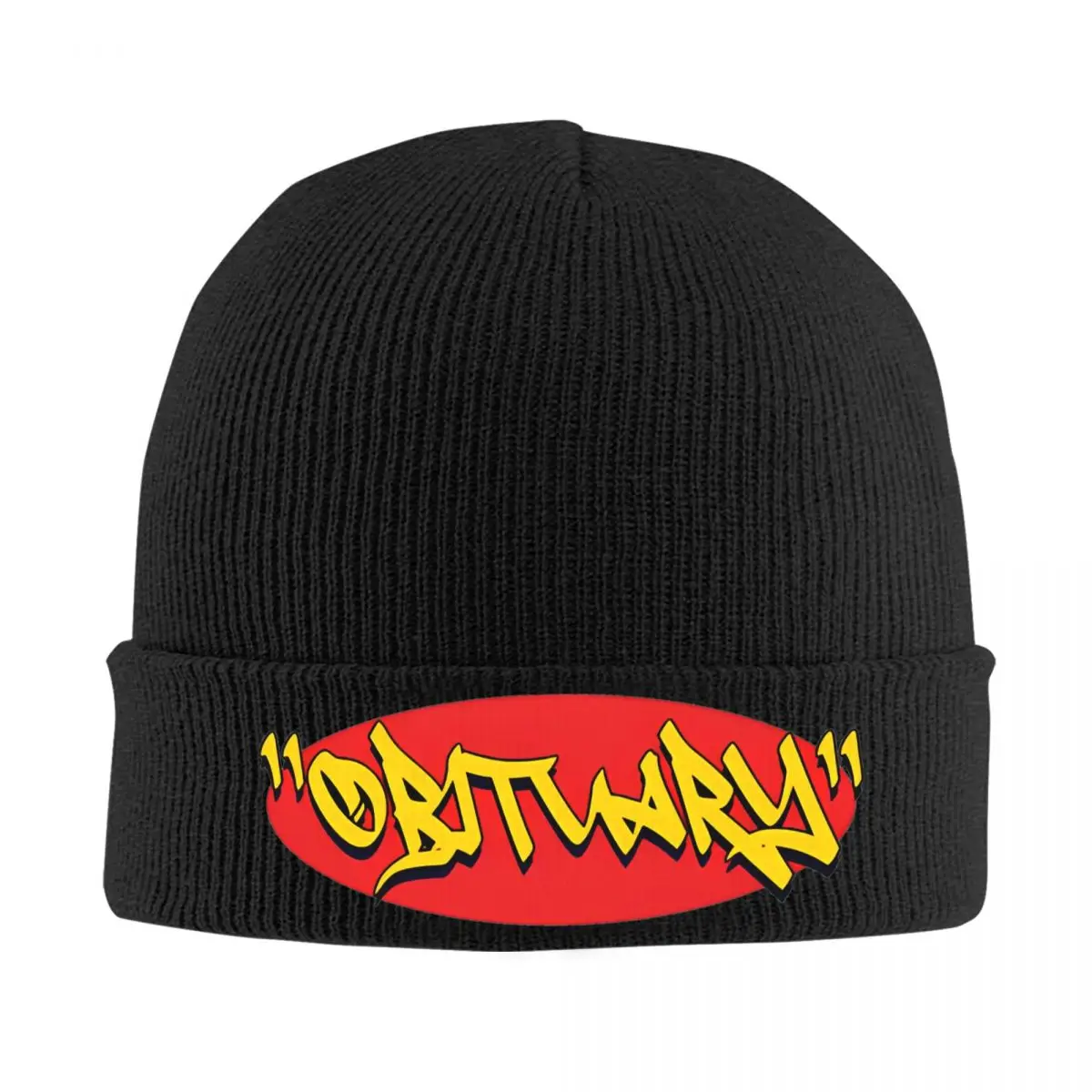 Obituary Swag Hat Autumn Winter Skullies Beanies Warm Obituary Band Heavy Metal Band Caps Unisex Acrylic Skullcap