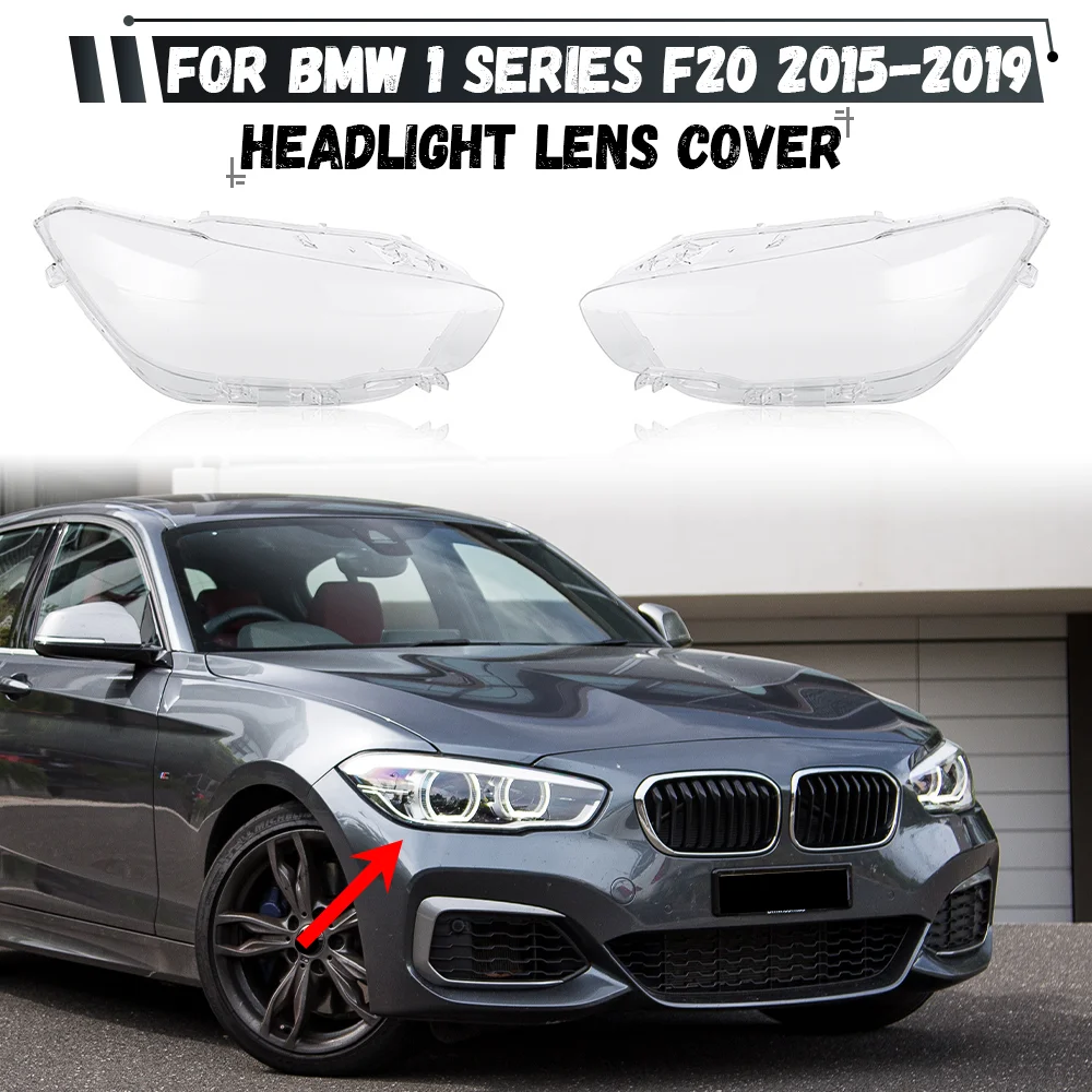 Scheinwerferglas Lampenschirm Scheinwerferabdeckung für BMW 1er F20 2015 2016 2017 2018 Scheinwerfergehäuse