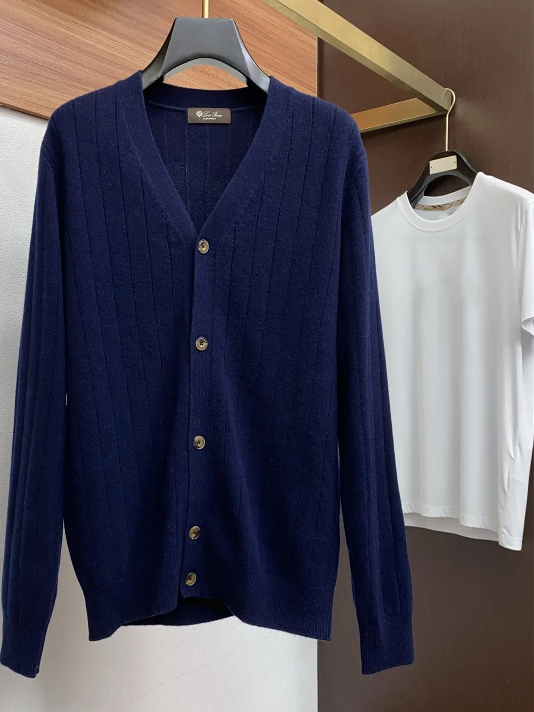 

Faionable Knitted Woolen V-Ne Sweater Pure Color Open Cardigan Casual Sle Regular Fit Long Sve Men's Pullover Top