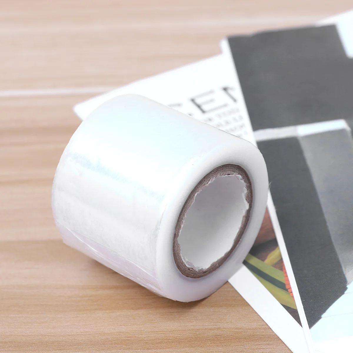 1 Roll 42mmx200m Eyebrow Preservative Film High Grade Plastic Wrap Tape Smooth Close Skin Supplies for Semi