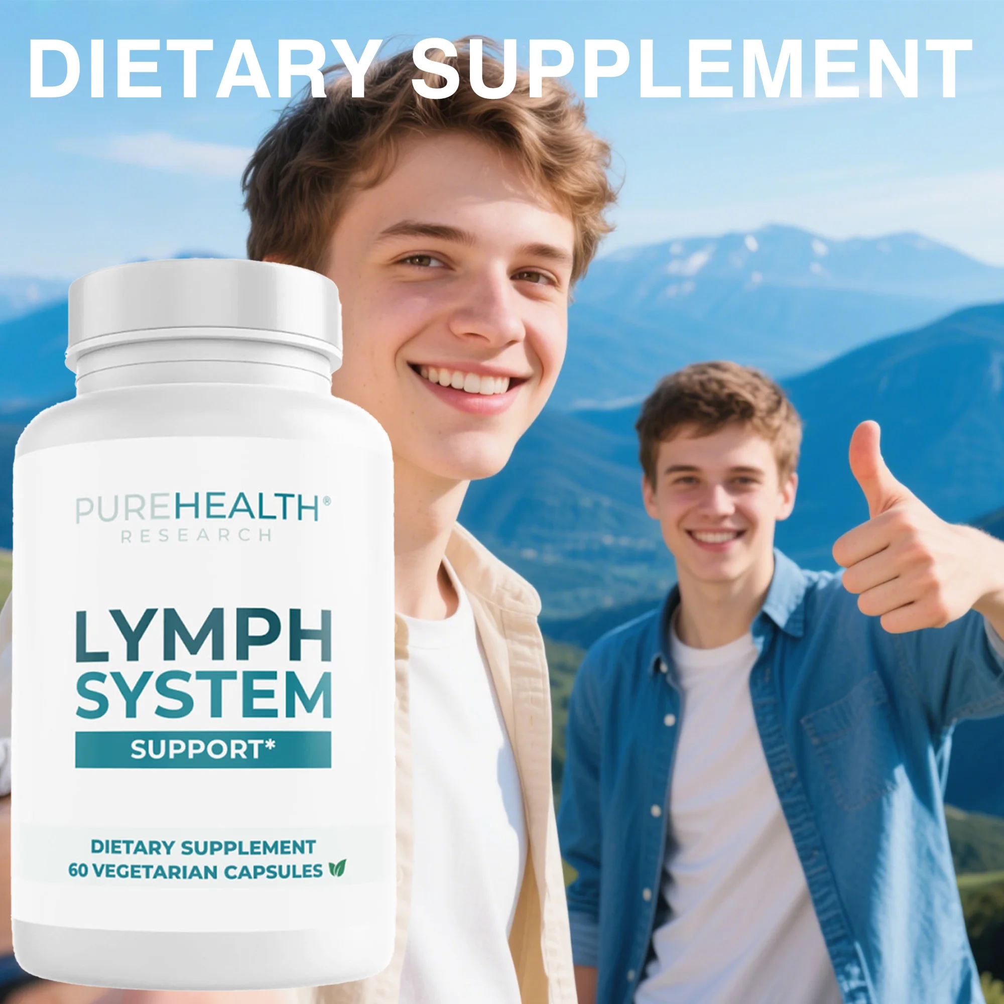 دعم الجهاز اللمفاوي - مع مستخلص الهندباء يدعم الجهاز اللمفاوي ويقلل التورم وينظف ويعزز المناعة #6