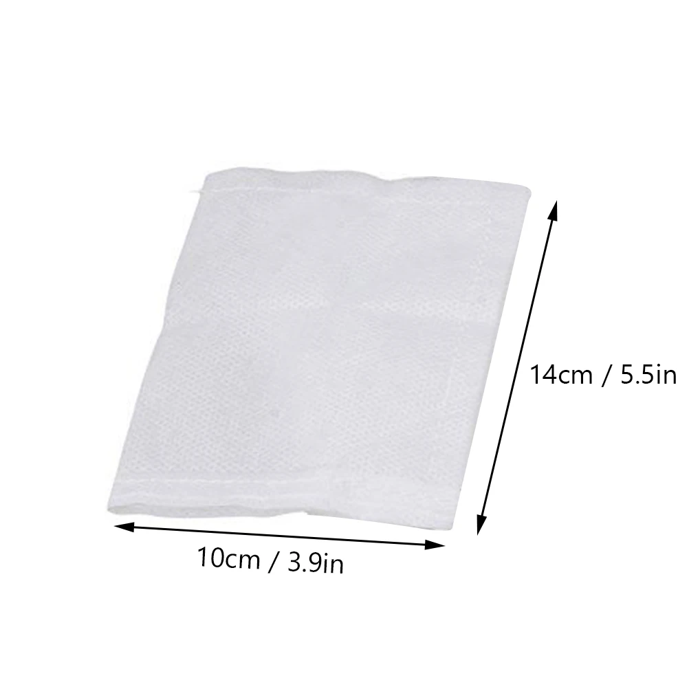 

100 шт. нетканые чайные пакетики на шнурке, пустые пакетики с фильтром для рассыпного листового порошка, кофе, травяной пустой пакетик для листового чая