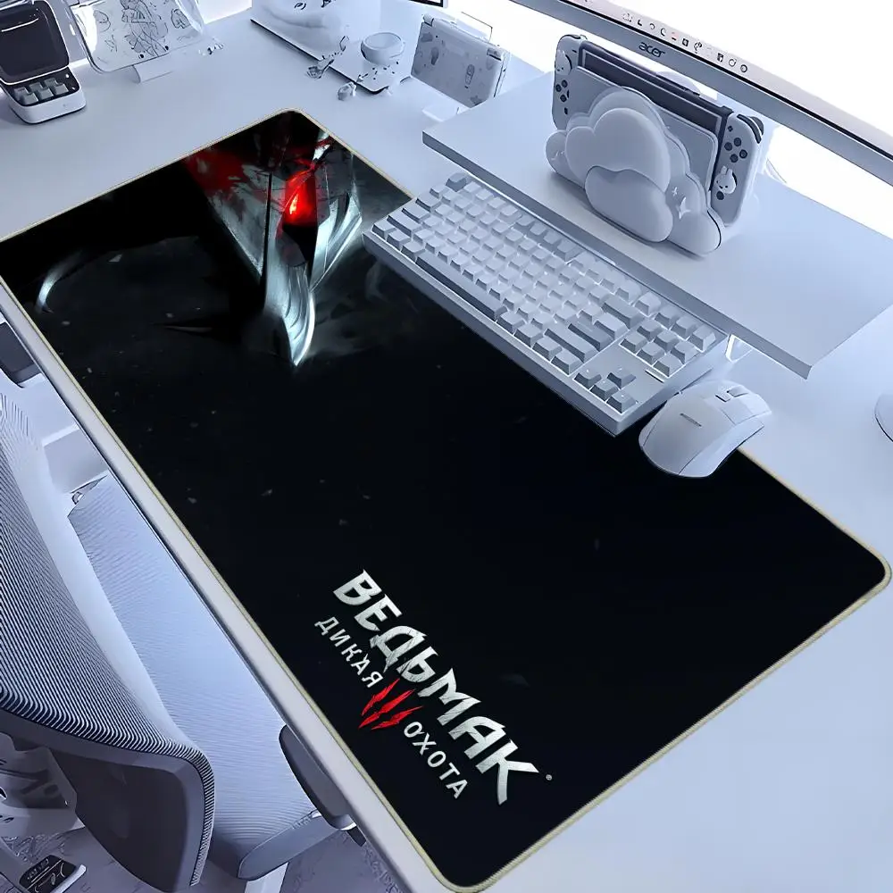 Mouse Mat The Witchers Mouse Pad Desk Mouse Pad Cute wild hunt minimalist HD Desk Pad Extended Gaming Keyboard Mats Large XXL Ga