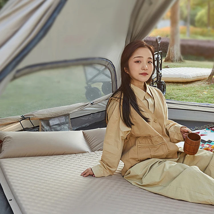 

Оптовая продажа: Автоматический надувной матрас для кемпинга, влагостойкий, сверхлегкий, портативный, для палатки