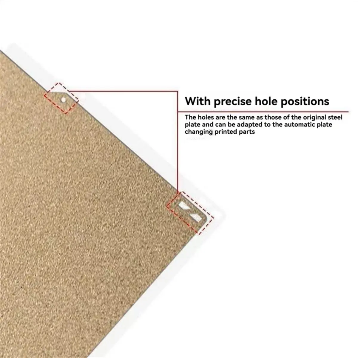ABGN PEI Build Plate for A1 Mini 184X184mm Heated Bed Double Sided Textured PEI Spring Steel Build Plate