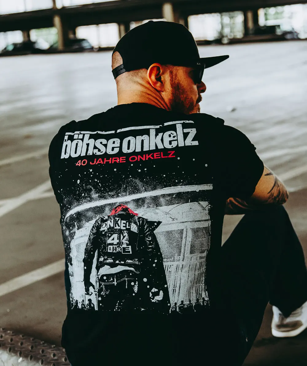 Böhse Onkelz 40 Year T-shirt Gehasst Verdammt Vergöttert II Peripheral Oversized Y2k Casual Cotton Men's Women's T-shirts Tees
