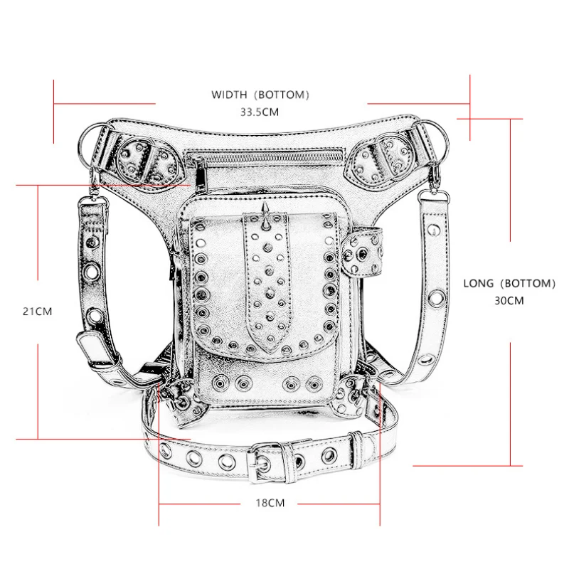 Prosta damska torba Crossbody na wypoczynek Chikage wysokiej jakości osobowa saszetka biodrowa damska piterek w stylu Y2K