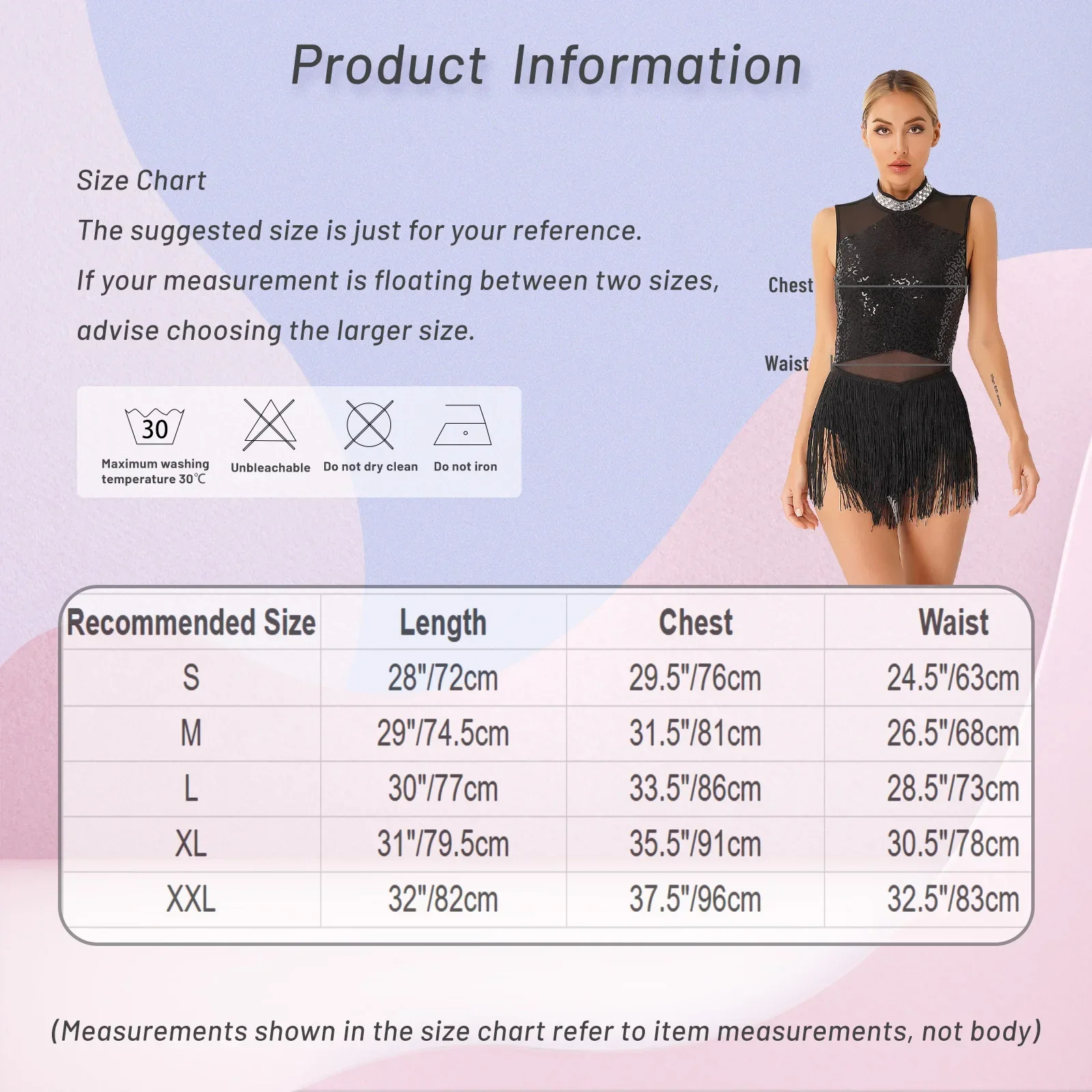 Vestido de baile latino para mujer, leotardo con flecos, malla con cuello de diamante, traje de actuación de Tango, Rumba, Cha-Cha, Samba