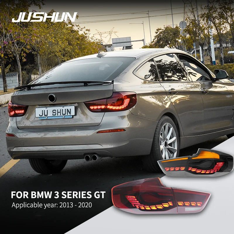 Car Taillight For BMW 3 Series GT Taillights F34 2013-2020 Upgrade Modified New DRL Dynamic Turn Signal LED Tail lights