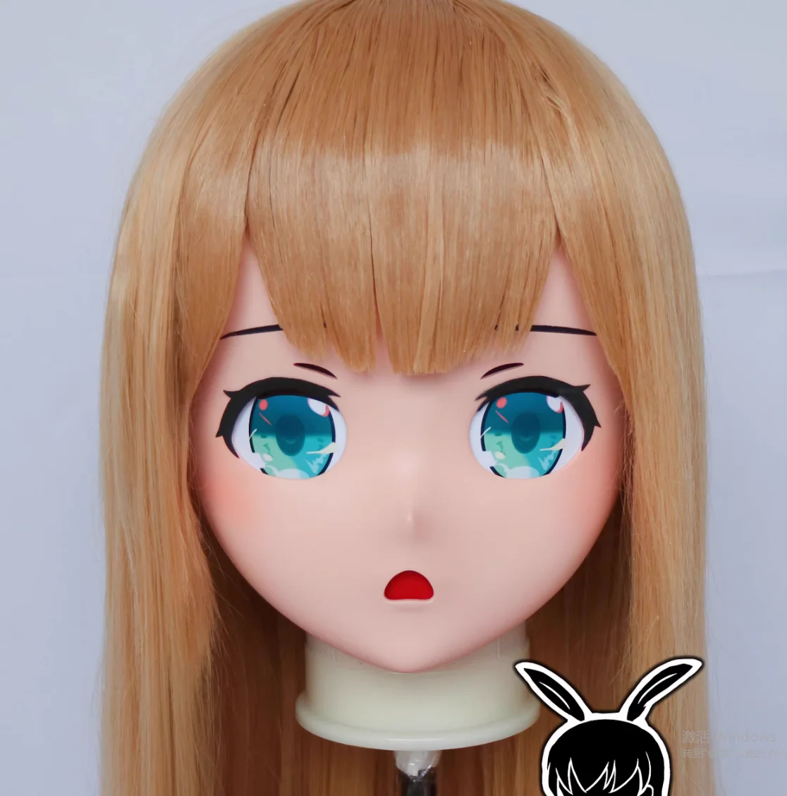 (RB28060) Personalizza la testa piena di qualità fatta a mano femminile/ragazza in resina anime giapponese personaggio dei cartoni animati Kig Cosplay Kigurumi maschera