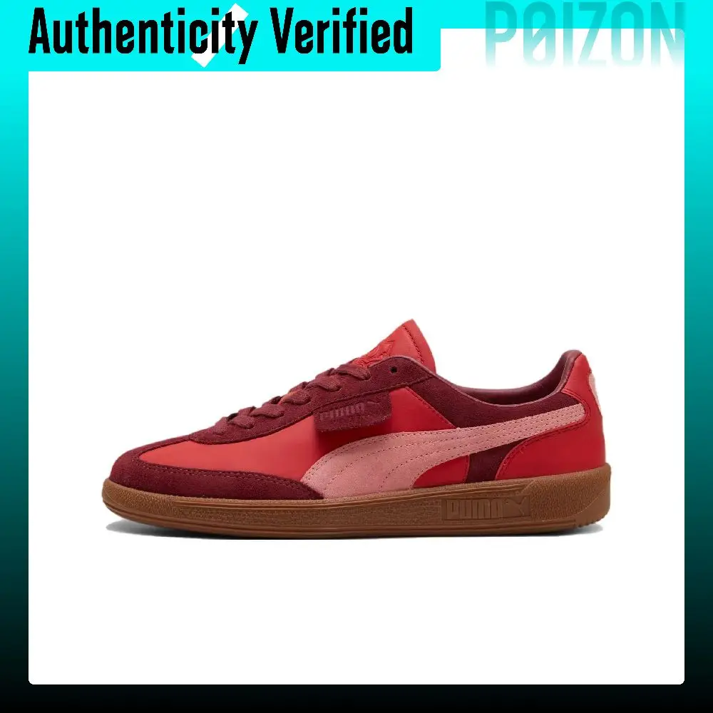 PUMA x Palomo Spain Palermo Cow Leather, Leather Classic Vintage Low top German Army Trainers Unisex Pink 397308-01