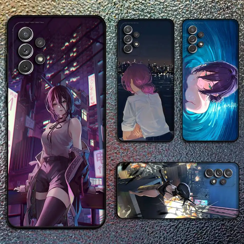 

Chainsaw Man Reze Phone Case For Samsung S25,S24,S21,S22,S23,S30,Ultra,S20,Plus,Fe,Lite,Note,10,9,5G Black Cover