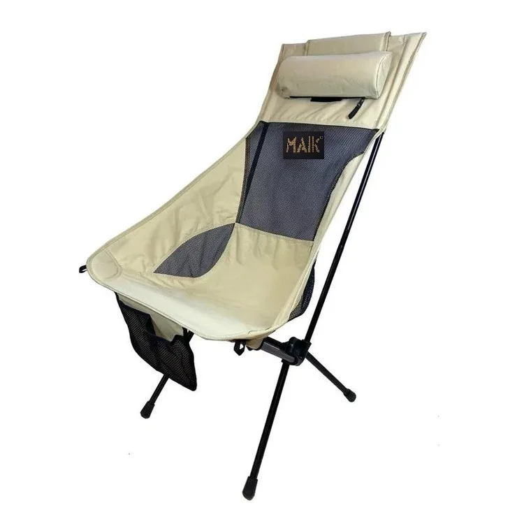 Heavy Duty High Chair Outdoor Camping Folding Camping Chair Custom Collapsible Beach Garden Chair