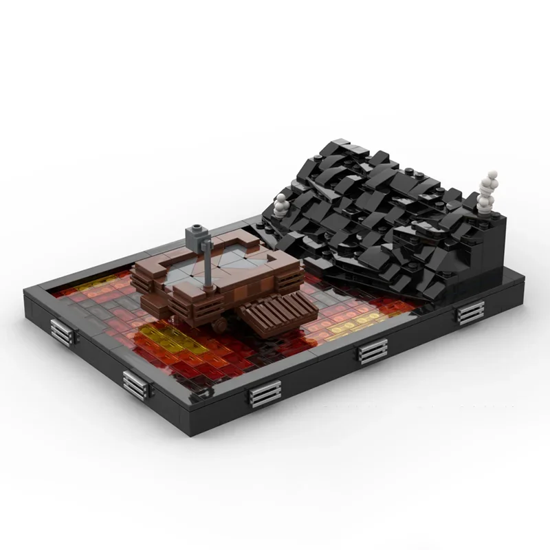 Moc ビルディングレンガ寺院廊下モデル技術モジュラー人気のスター映画ブロッククリスマスおもちゃ DIY セット組立ギフト