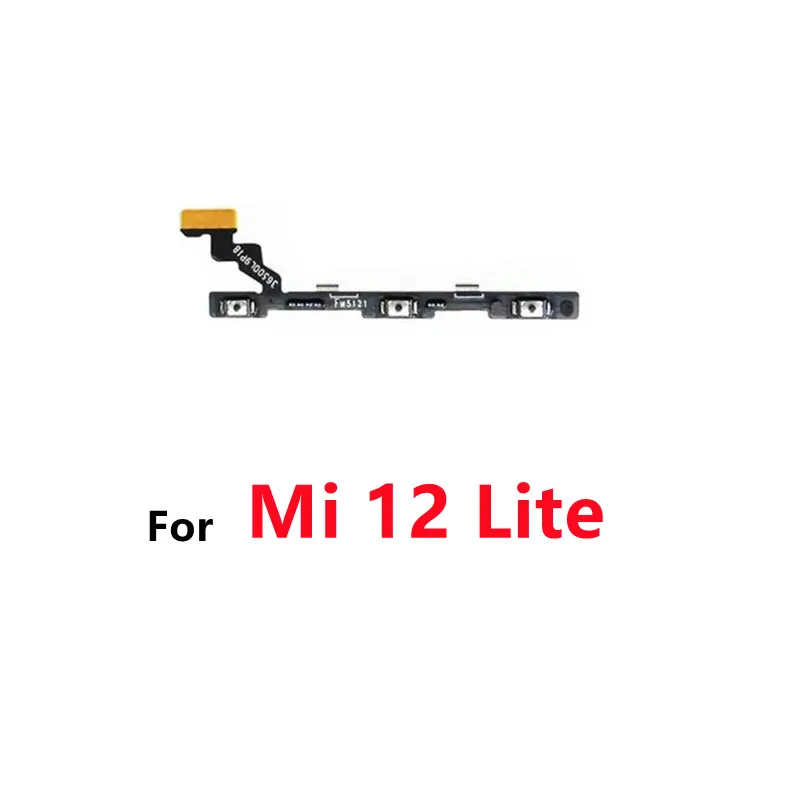 Power Volume Flex Cable For Xiaomi Mi 12 Lite Ultra Pro 5G Mi12 12Pro Power ON OFF Switch Volume Side Buttons Key Ribbon