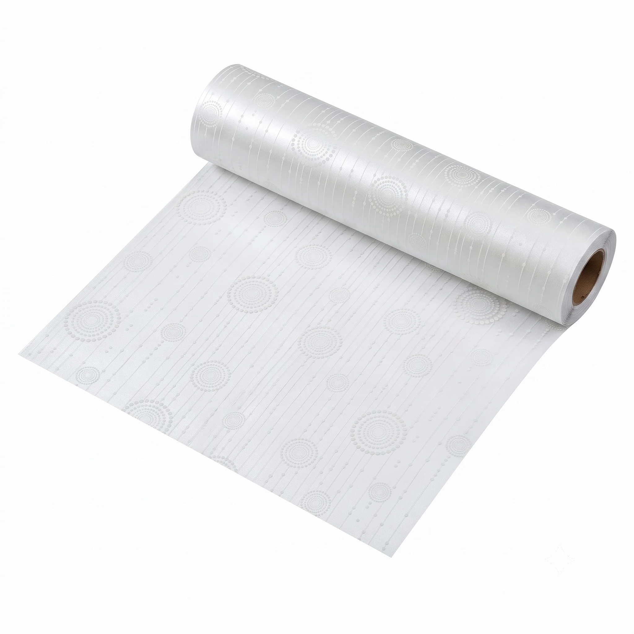 Decorative Privacy Window Film Static Self-Adhesive Circular Glass Sticker for Bathroom