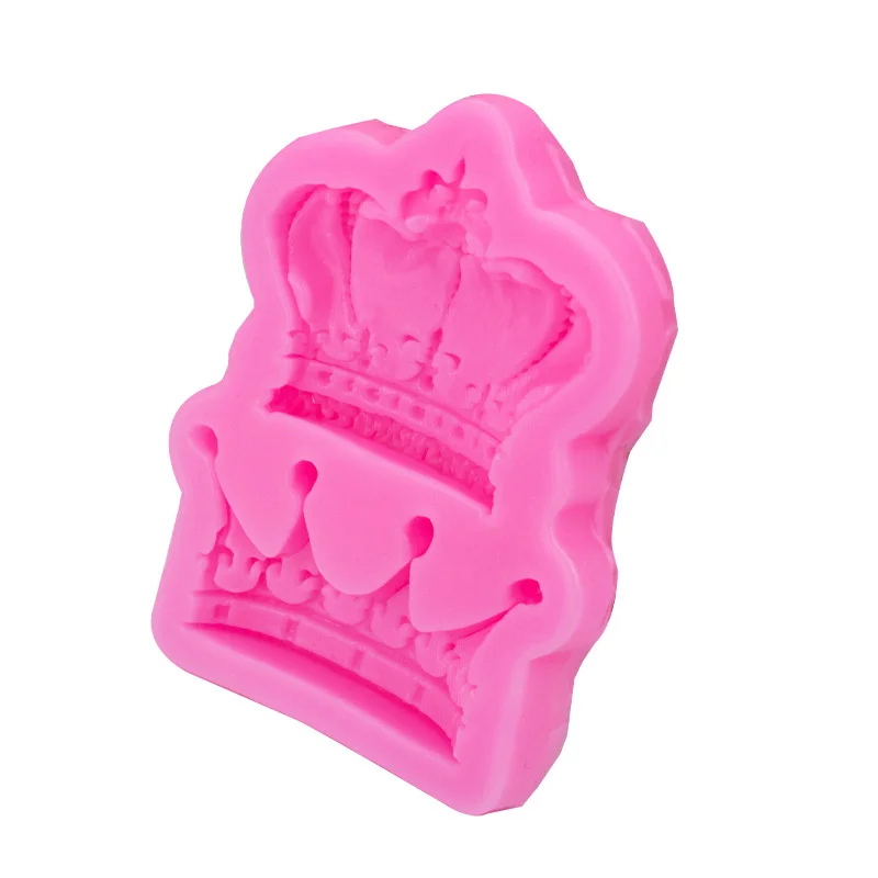 Crown Silicone Fondant Molds Cake Decorating Tools Baking Candy Chocolate Gumpaste Moulds