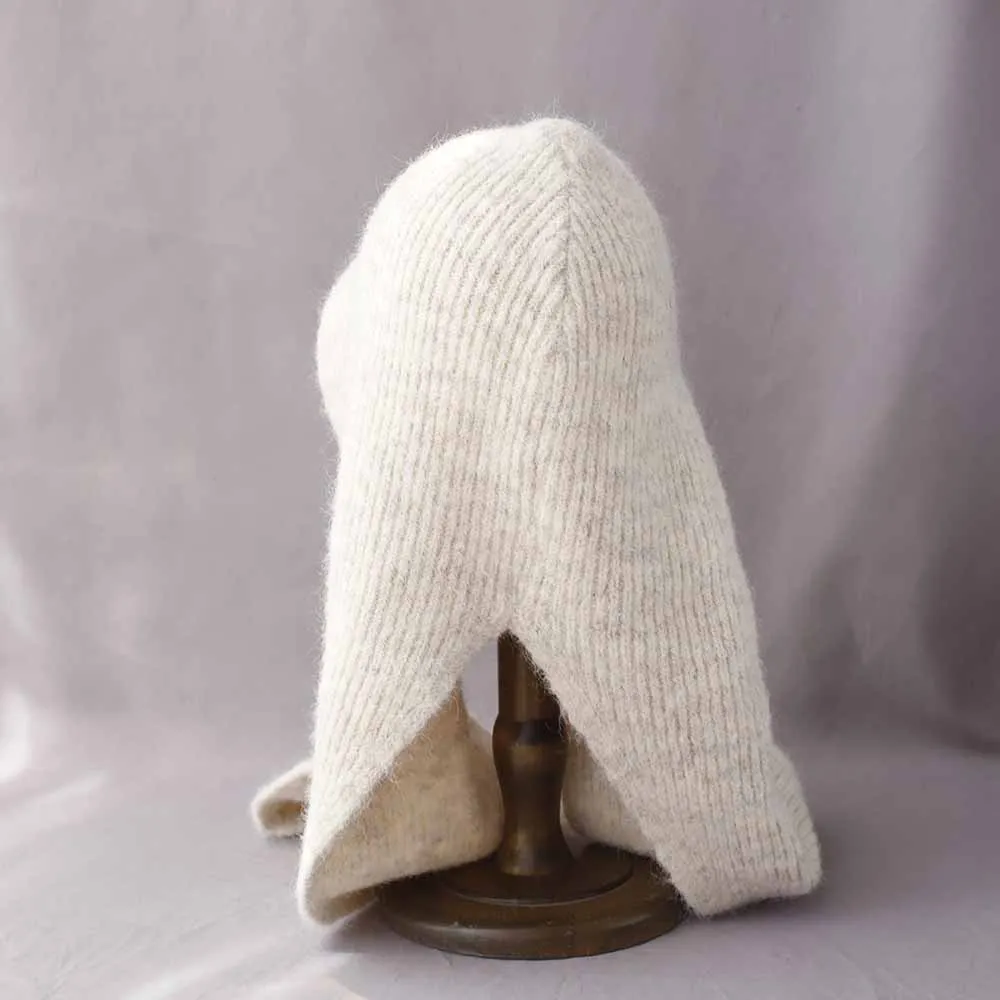 2025 nuove donne cappello invernale streetwear misto lana berretto caldo moda decorare cappello a cuffia per donna casual cappello lavorato a maglia