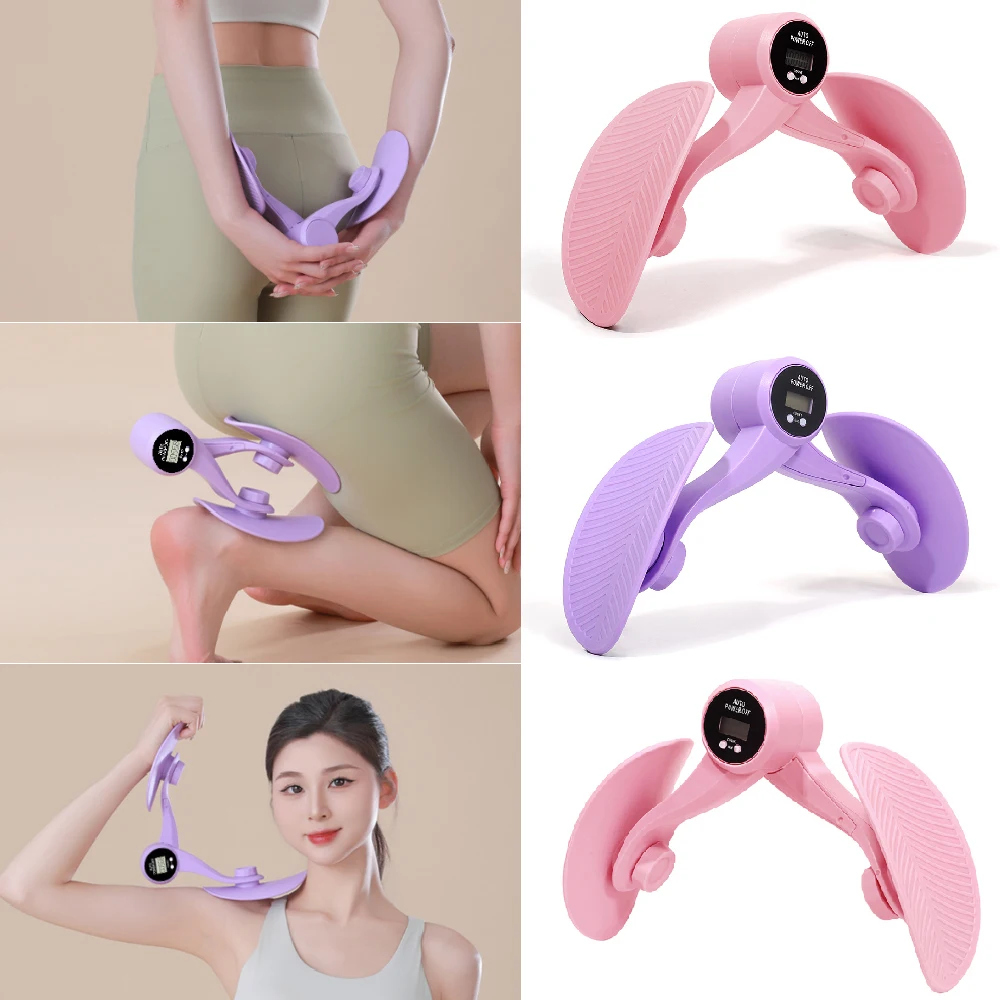 Smart Display Hip & Leg Shaper with Real-Time Counter, Home Workout Gear for Core Strengthening and Muscle Toning