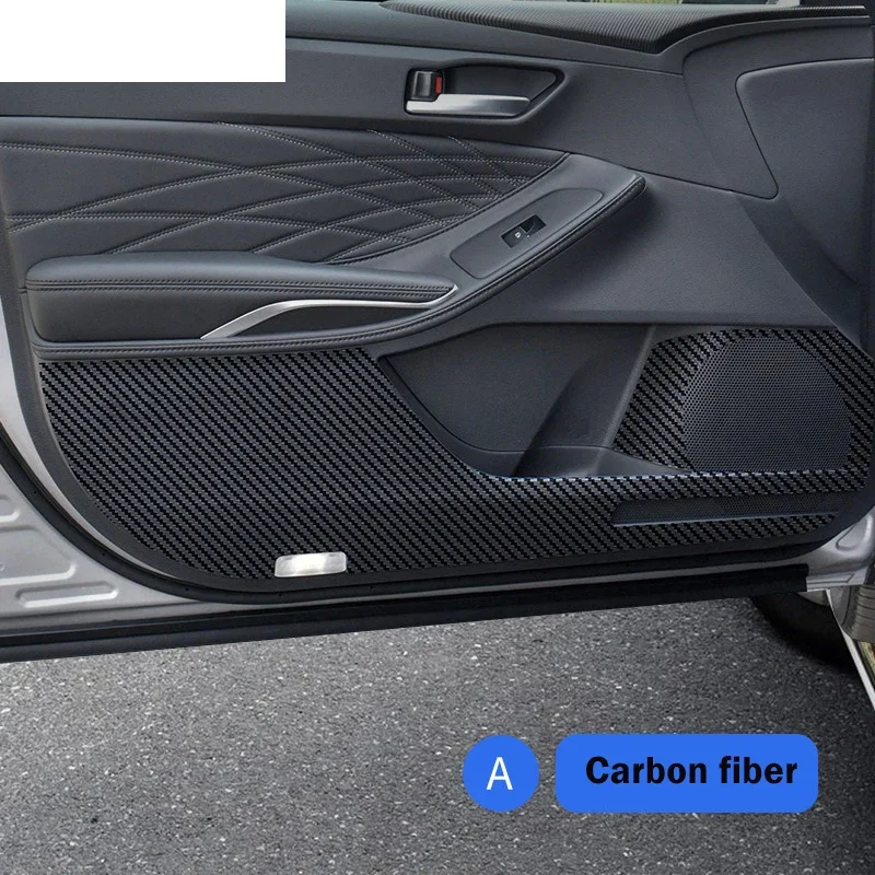 

For Toyota Avalon Xx50 2019 2020 2021 2022 Car Door Mat Anti-kick Pad Sticker Decoration Interior Accessories Auto Styling Parts