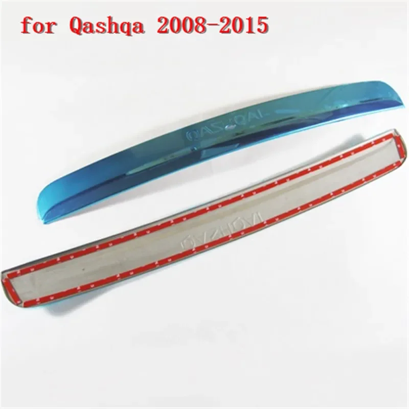 stainless steel Rear Trunk Lid Trim Cover trim for Nissan Qashqai J10 2007-2015 Car Styling Sticker