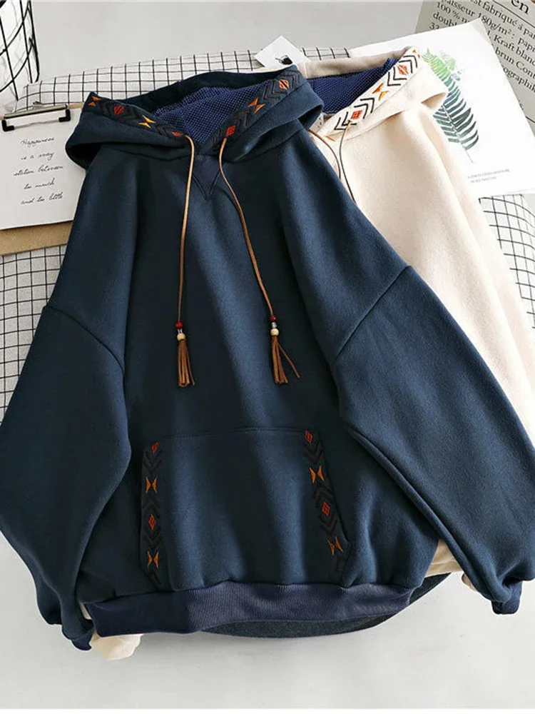 Jmprs Designed Women Hoodies Oversize Fall Pullover Student Coats Hooded Korean Long Sleeve Ladies Harajuku Sweatshirt New