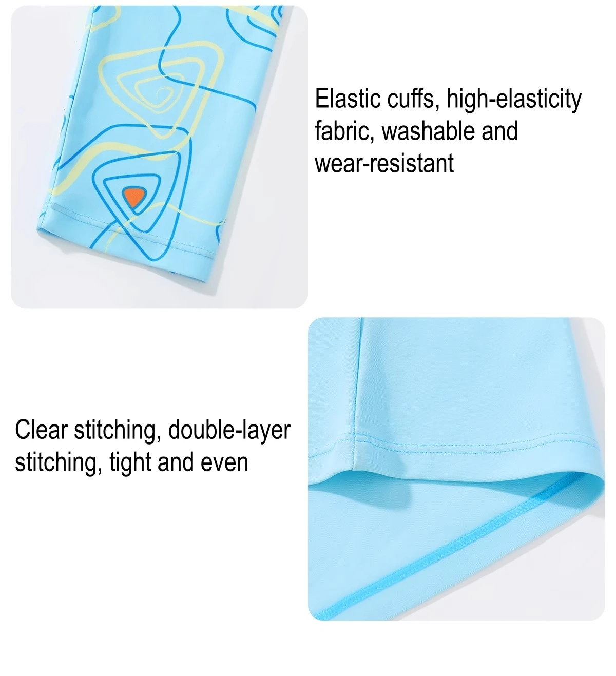 Boys' Two Pieces Long Sleeve Outdoor WaterProof Beach Rash Guard Kids UV Protection Quick-Dry Athletic Surfing Bathing Suit - Image 6