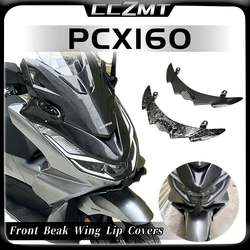For Honda PCX160 PCX125 PCX125 160 2021 2022 2023 2024 Motorbike Front Wheel Fender Beak Nose Cone Extension Cover Extender Cowl