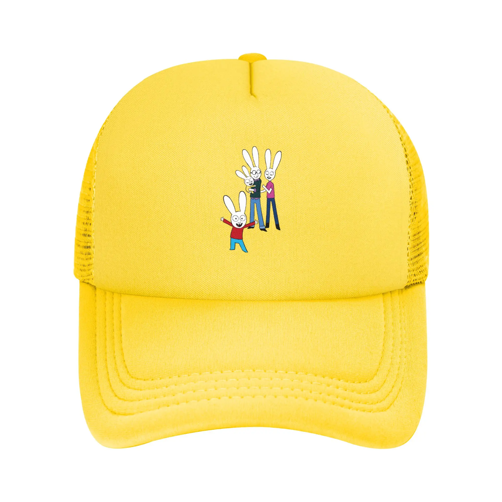 Adult Simons Super Rabbit Post Trucker Cap Mesh Baseball Caps Snapback Caps  Hats Trucker Worker Cap Breathable Golf Hats Summer