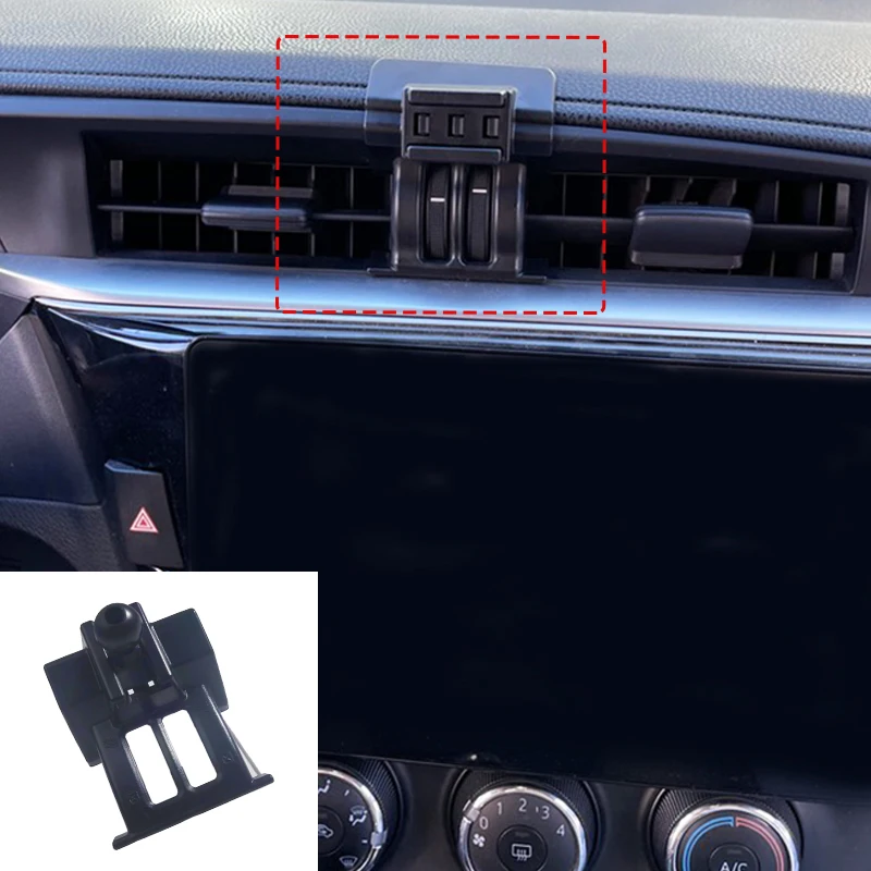 Car Phone Holder For Toyota Corolla Levin 2014-2016 Mobile Phone Support Car Mounts Wireless Charging Accessories 360° degrees