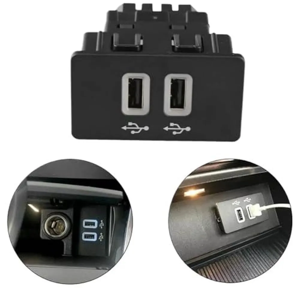 Dual USB Port Interface Module With Activity Indicators For Ford Navigation Music Streaming Replacement HC3Z-19A387-B