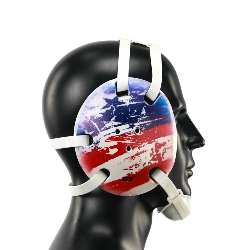 Wrestling Headgear with American Flag Digital Printing Art(Adult&Youth)