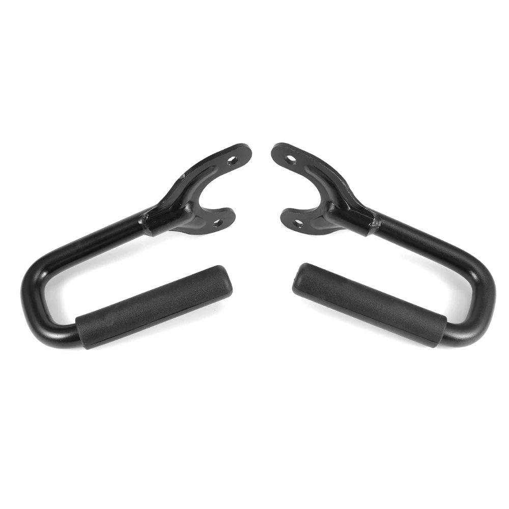 2pcs Front Grab Grip Bar Handles Metal Red For Jeep Wrangler TJ & Unlimited 1997-2006 Car Accessories Styling Armrest