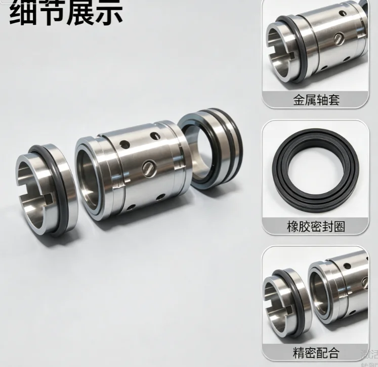 Mechanical seal 224/224uu- 30/35/40/45/50/55/60/65 double face, alloy