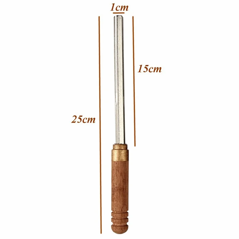 

AA-Guitar Fret File 3 in 1 Guitar Fret Crowning File Musical Instruments Frets Repair and Polishing Tools,Wooden