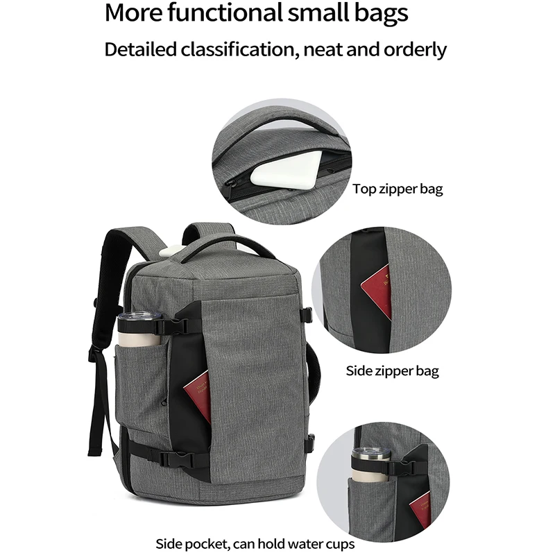 

New Simple and Versatile Large Capacity Business Commuting Luggage Backpack Storage Business Travel Leisure Travel Computer Back