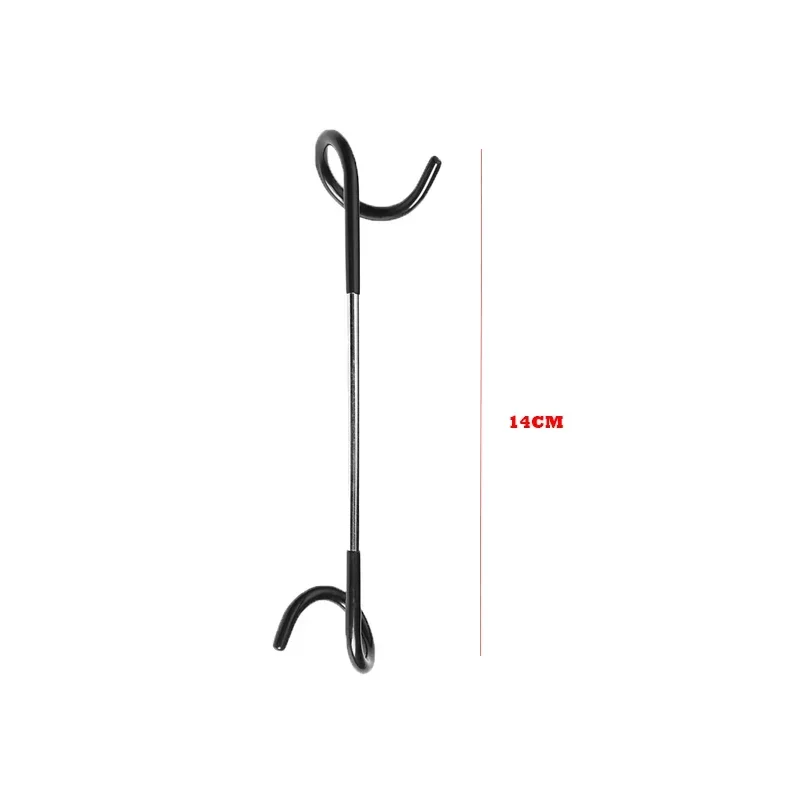 1PC Outdoor Camping Light Pole Hooks Stainless Steel Tent Pole Hooks Multi-functional Hooks Camping Equipment Pig Tail Style