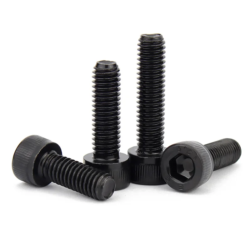 

Hexagon Socket Screws Wood Screw Countersunk Head Socket Screw Socket Bolt Allen Socket Drive Bolts Black Full Thread (Pack/10)