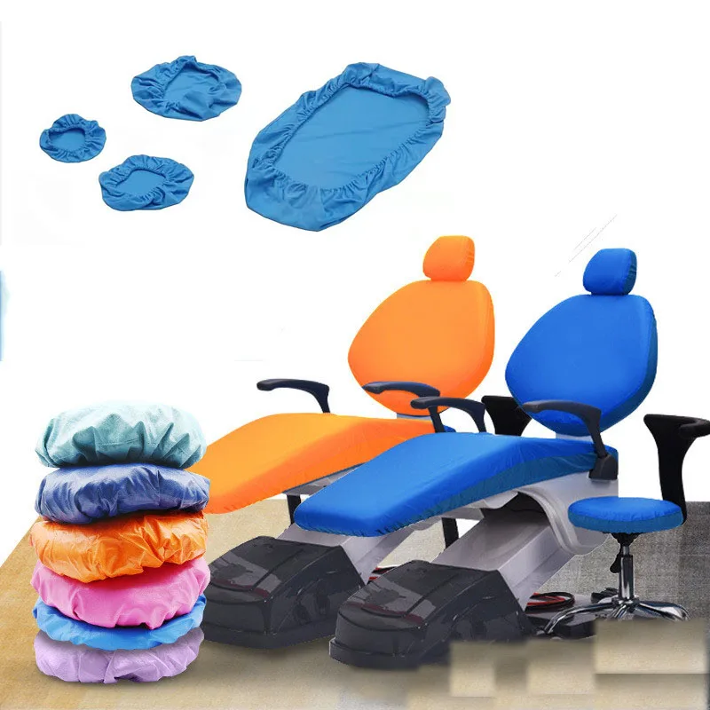 

4Pcs PU Waterproof Dental Comprehensive Treatment Chair Protective Cover Dental Chair Seat Cover Protective Cover Chair Covers