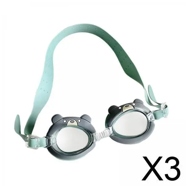 

3xДетские очки для плавания, очки Clear Vision, профессиональные очки для плавания с героями мультфильмов, медведь