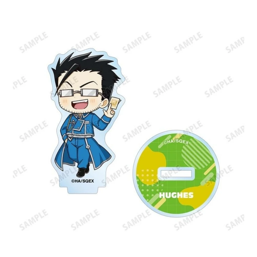Fullmetal Alchemist 10CM Chibi Acrylic Stand Keychain - Desk Decor Collectible Gift with Edward Alphonse Roy And Winry for Anime