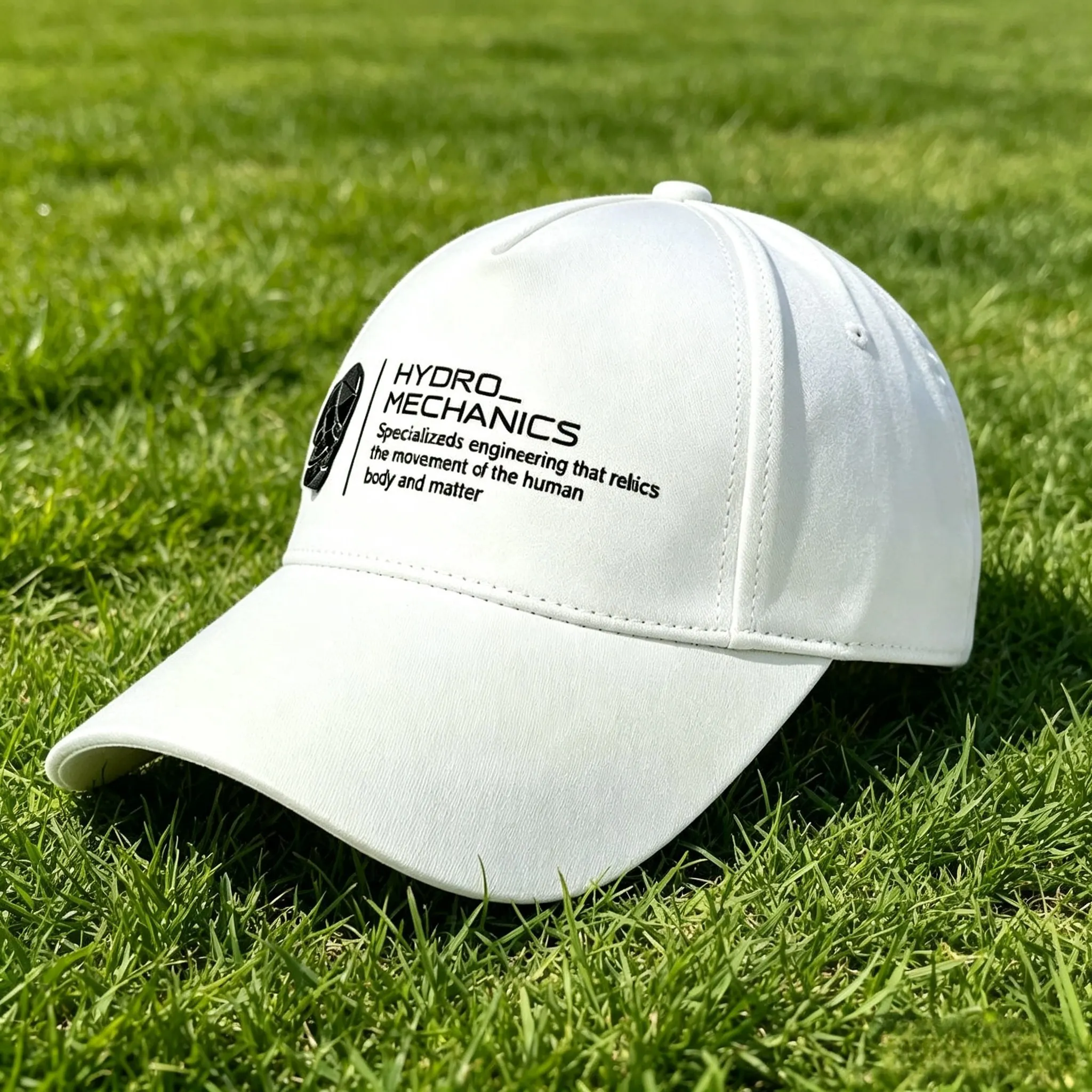 Stylish Geometric Skull Golf Mesh Cap, Breathable Back Mesh Trucker Baseball Hat, UV Sun Protection Adjustable Hat for Golfer