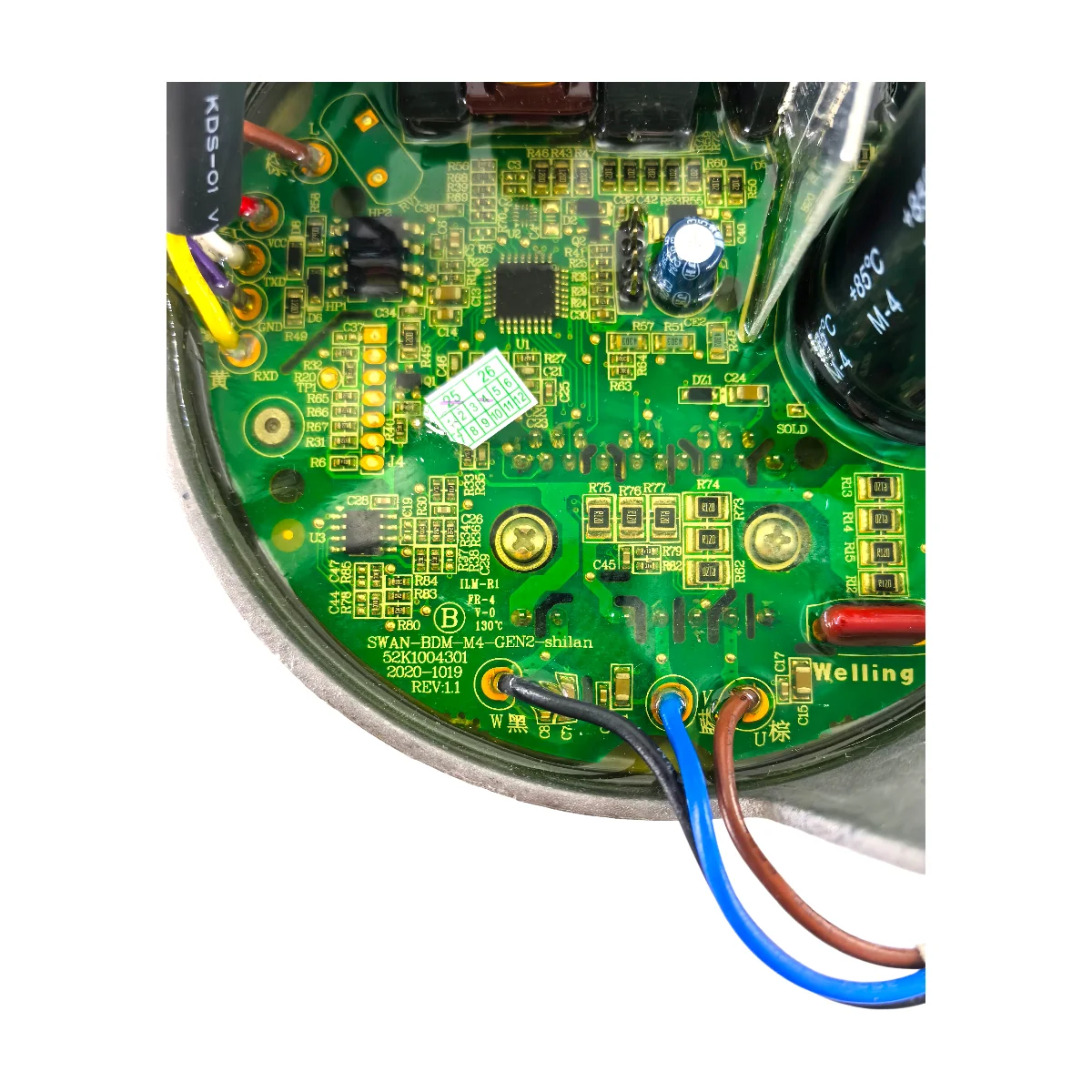 للغسالة Weiling موتور محرك مجلس ZXGN-420-8-30L ZXGN-420-8-116L 52K 10004301   الجزء