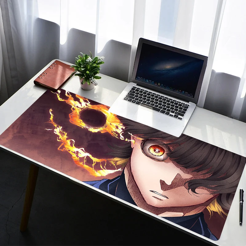 

Mouse Pad Non Slip Rubber Cartoon Mousepad Laptop Gamer Cabinet Keyboard Pad Office Computer Gaming Desk B-blue Lock Mouse Mat