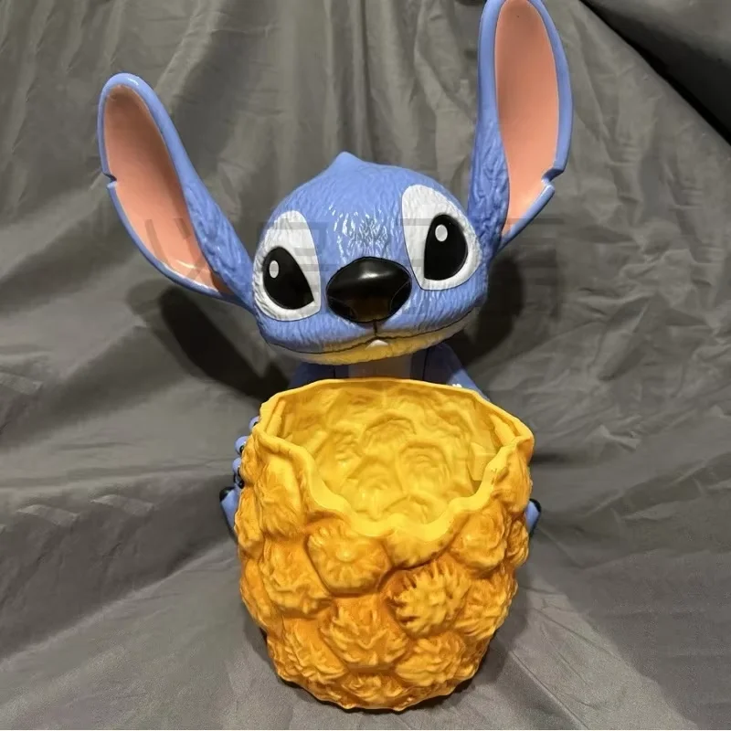 Muñeca de punto de Disney, modelo de dibujos animados de Anime, cubo de palomitas de maíz periférico, figura de acción de mano, cubo de palomitas de maíz periférico, regalo ornamental