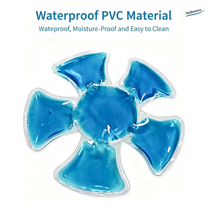 Reusable Cooling Gel Hat Insert Pad Pack of 2 Ice Cool Pad For Baseball Cap Summer Heat Outdoor Sweat‑Resistant Head Accessory