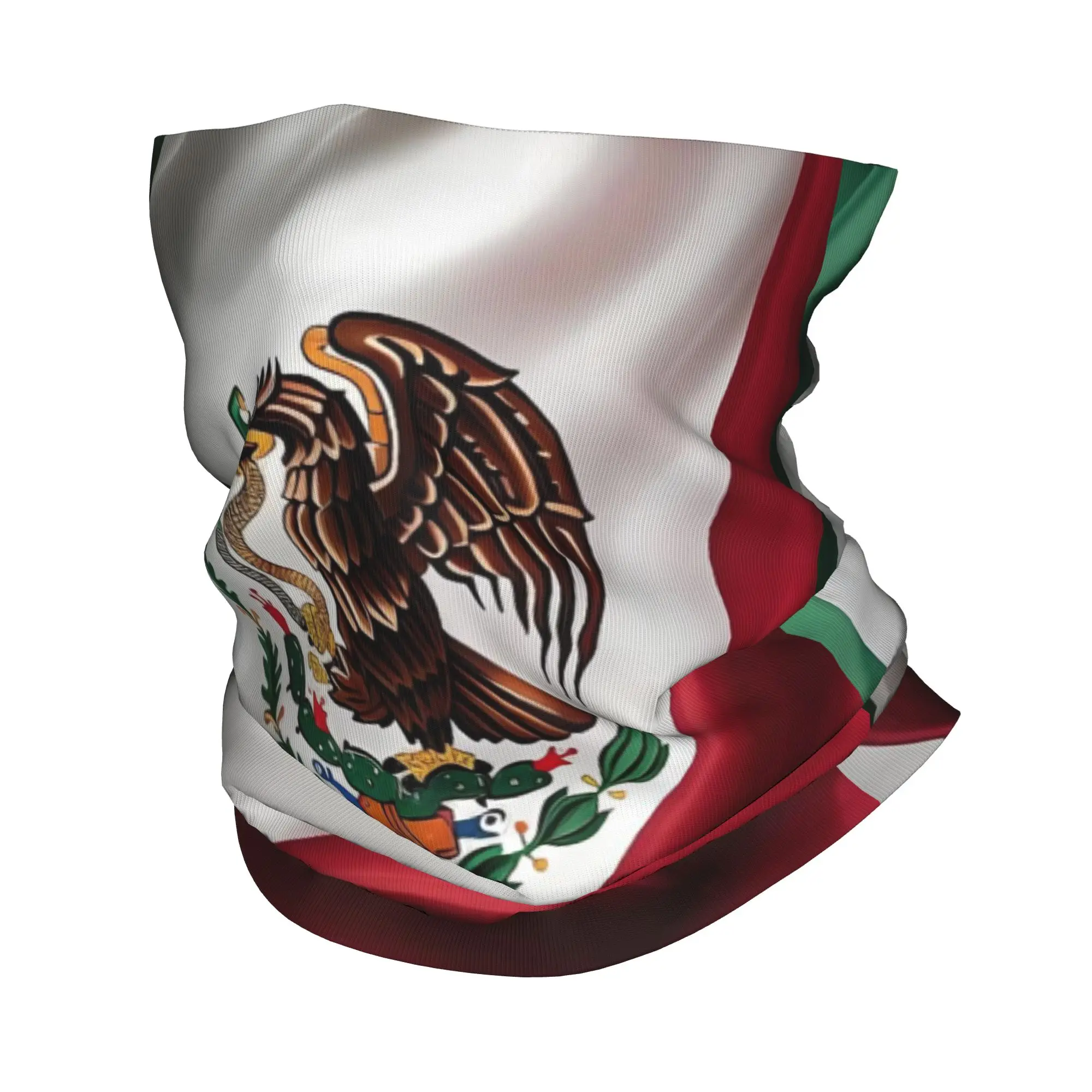 

Бандана с флагом Мексики на заказ, теплый шарф для мужчин и женщин, зимний лыжный походный шарф, гетры, чехол для лица