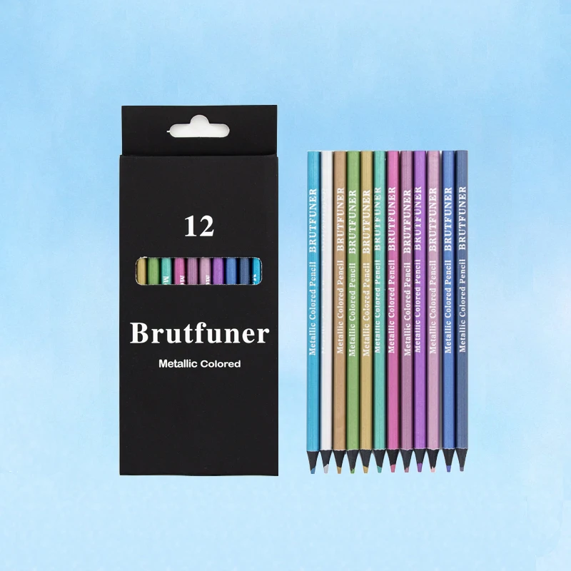 Brutfuner 12/48/120/160/260 Kleuren Oliehout Gekleurd Potlood Aquarel Potlood Tekening Potlood Set Voor Schilderkunst Benodigdheden