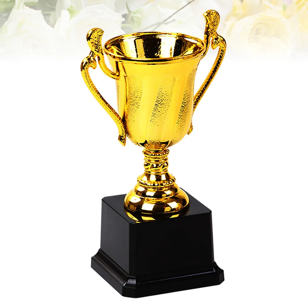 

13 Cm Mini Trophy Award Ceremony Trophies Customized Golden Party Gifts